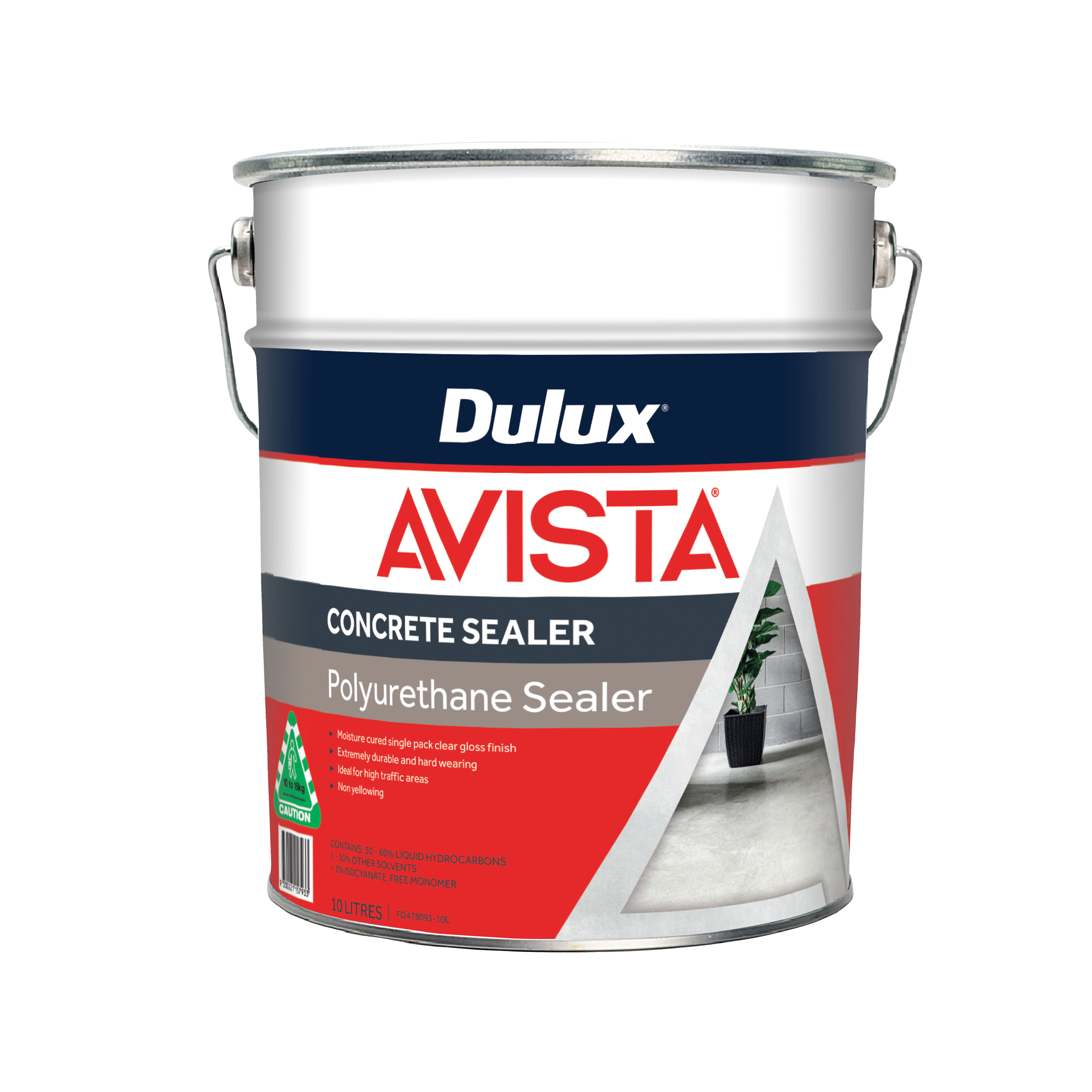 Dulux Avista Concrete Sealer Polyurethane Sealer 10L Inspirations Paint